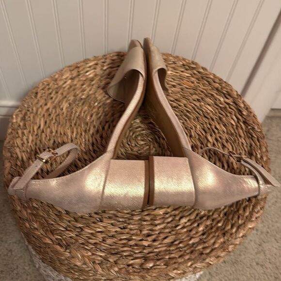 Free People Marigold Block Heel Cream/Goldish - 38 - Great Condition - Picture 6 of 9